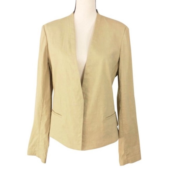 Linen Blend Blazer - Picture 5 of 8